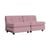 Divano destro Amanta tessuto rosa / Modulare - L 158,5 cm / Riedizione 1966, Mario Bellini - Hay