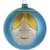Boule de Noël Madonna verre multicolore / Marie - Alessi