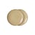 Piatto da dessert 70s ceramics ceramica beige / Set di 2 - Ø 17,5 cm - HK LIVING