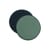 Seat Dots Seat cushion textile blue green / Ø 38 cm - Reversible - Vitra
