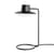 Tischleuchte AJ Oxford metall schwarz / Arne Jacobsen, 1963 - H 41,3 cm - Louis Poulsen