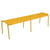 Banc Monceau XL métal jaune / L 160 cm - 3 à 4 places - Fermob