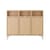 Buffet Stacked bois naturel / Configuration 3 - L 131 x H 106 cm - Muuto