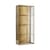 Portaoggetti da parete Cabinet Large metallo vetro trasparente rame / Vetrina - L 35 x H 80 cm - House Doctor