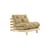 Fauteuil convertible Roots / Dormeuse & lit d'appoint - 3 positions / Structure pin clair - KARUP DESIGN