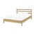 Lit double PI bois naturel / Pour matelas 160 x 200 cm - Ethnicraft