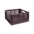 Panier Colour Crate plastique rouge Large Square / 42 x 42 cm - Recyclé - Hay