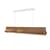 Pendelleuchte Respiro LED gold metall / L 120 cm - Aluminium - DCW éditions