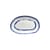 Plat de service The Line-up céramique bleu / Ovale - 34 x 21 cm - Serax