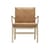 Poltrona imbottita OW149 - Colonial Chair pelle marrone / Ole Wanscher - 1959 - CARL HANSEN & SON