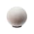 Pouf Palais Royal tissu blanc beige par José Lévy / Ø 65 cm - Exclusivité Made In Design - Lelièvre Paris