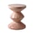 Sgabello Zig Zag Marble marmo rosa / Marmo lucido - Pols Potten