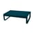 Tavolino Bellevie metallo blu / Alluminio - 103 x 75 cm - Fermob
