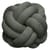 Coussin Knot tissu vert / Fait main - 30 x 30 cm / 2016 - Design House Stockholm