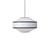 Sospensione Kite carta nero / Ø 55 cm - Tyvek - NEW WORKS