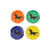 Sottobicchiere Cheval ceramica multicolore / Set da 4 - Jonathan Adler