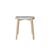 Table d'appoint Mix marbre blanc bois naturel / Ø 46 x H 48 cm - Chêne & marbre - Bolia