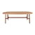 Table ovale So'O bois orange / 220 x 95 cm - 9 à 10 personnes - Fermob