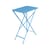 Table pliante Bistro métal bleu / 57 x 37 cm - Acier / 2 personnes - Fermob