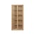 Vaisselier Reed bois naturel / Vitrine - L 70 x H 155 - Verre cannelé - Ferm Living