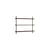Étagère Wall Shelving – ws.65.1 bois marron / L 85 x H 65 cm x Prof. 17,5 cm - MOEBE