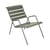 Fauteuil bas Monceau métal vert gris / Empilable - Fermob