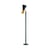 Parliament Floor lamp metal yellow black / Le Corbusier - Reissue 1964 - Nemo