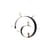 Scaffale Popworm materiale plastico nero oro / L 320 cm - Kartell