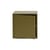 Stacked Shelf wood green / Medium square 43x43 cm / With Door - Muuto