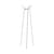 Knit Standing coat rack metal white / Steel - H 161 cm - Hay