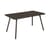 Table rectangulaire Luxembourg / 143 x 80 cm (6 personnes)  - Trou parasol - Fermob