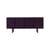 Anrichte Tacito holz violett / B 180 x H 77 cm - Türen aus Filz - Magis