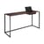 Bureau Calamo cuir marron / Console - Cuir sellier - L 130 cm - Zanotta
