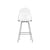 Wire Stool Medium High stool metal silver / H 67 cm - Eames, 1951 - Vitra
