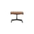 Fußstütze Soft Pad EA 223 leder braun / Eames, 1969 - Vitra