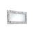 Specchio murale Tabu.U metallo / 80 x 110 cm - Opinion Ciatti