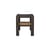 Table d'appoint Panel bois marron / 45 x 45 x H 50 cm - Teck & rotin - Ethnicraft