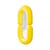 Zodiac Bumper Large Wall mirror ceramic yellow / W 55 x H 110 cm - Jean-Baptiste Fastrez, 2020 - Moustache