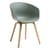 Fauteuil  About a chair AAC22 plastique vert / Recyclé - Hay