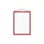 Rahmen A4 holz rot / 23 x 31,7 cm - MOEBE