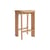 Tabouret haut Chisel 30 Low bois naturel / H 65 cm - Hay