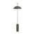Geen-a Floor lamp metal gold / Small reading lamp - H 132 cm - Kartell