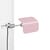 Lampe à pince Apex Clip métal rose / Base étau - Orientable / H 27,5 cm - Hay