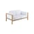 Set coussins  tissu bois blanc / Pour canapé 2 places Pevero - Unopiu