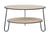 Table basse Eugénie Small bois gris / Ø 70 - Hartô