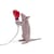 Mouse Sitting #2 Table lamp plastic material pink / Valentines Limited edition - Seletti