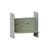 Étagère Pli métal vert / L 20 x P 15 cm - TIPTOE