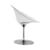 Fauteuil pivotant Ero/S/ plastique transparent - Kartell