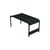 Bank Luxembourg metall schwarz / Couchtisch - 86 x 43 x H 40 cm - Fermob
