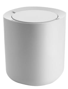 Spazzola WC Birillo di Alessi - bianco metallo
